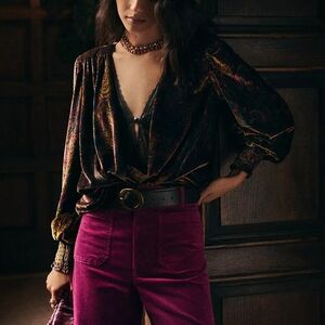 Anthropologie Black and Pink Textured Jacket